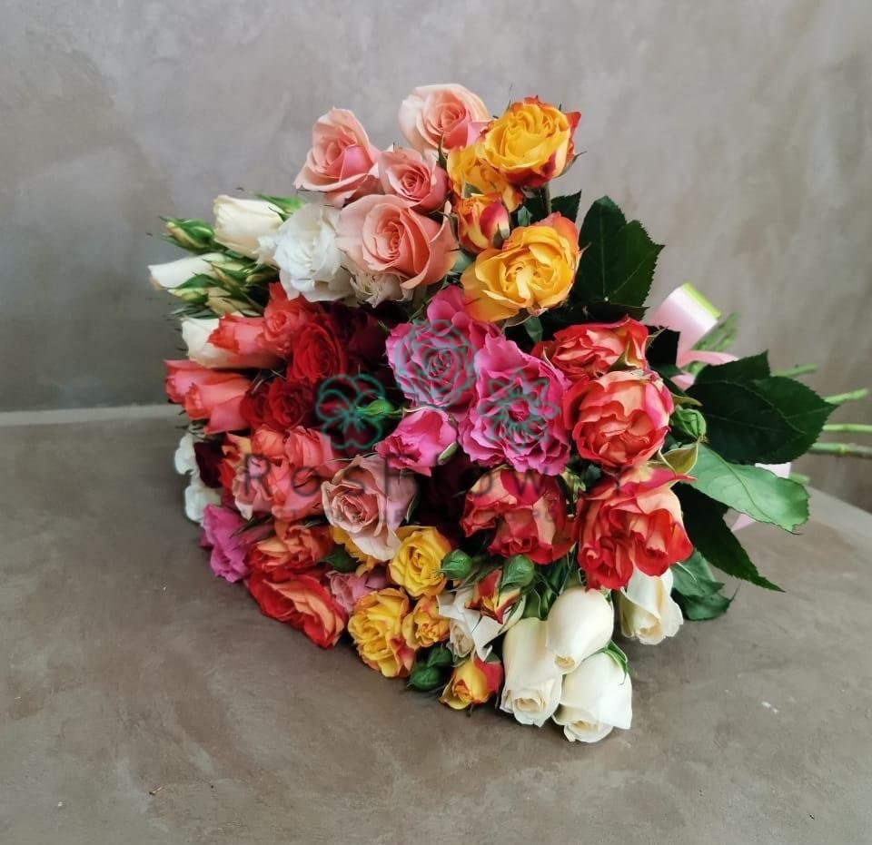 Букет цветов из: Розы в Силикатном