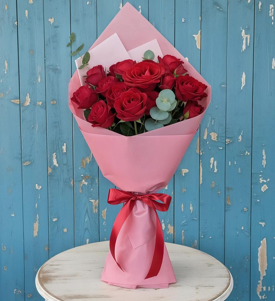 Букет цветов из: Розы в Силикатном