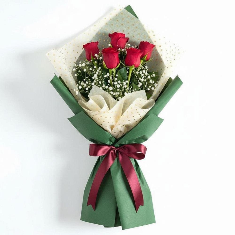 Букет цветов из: Розы в Силикатном