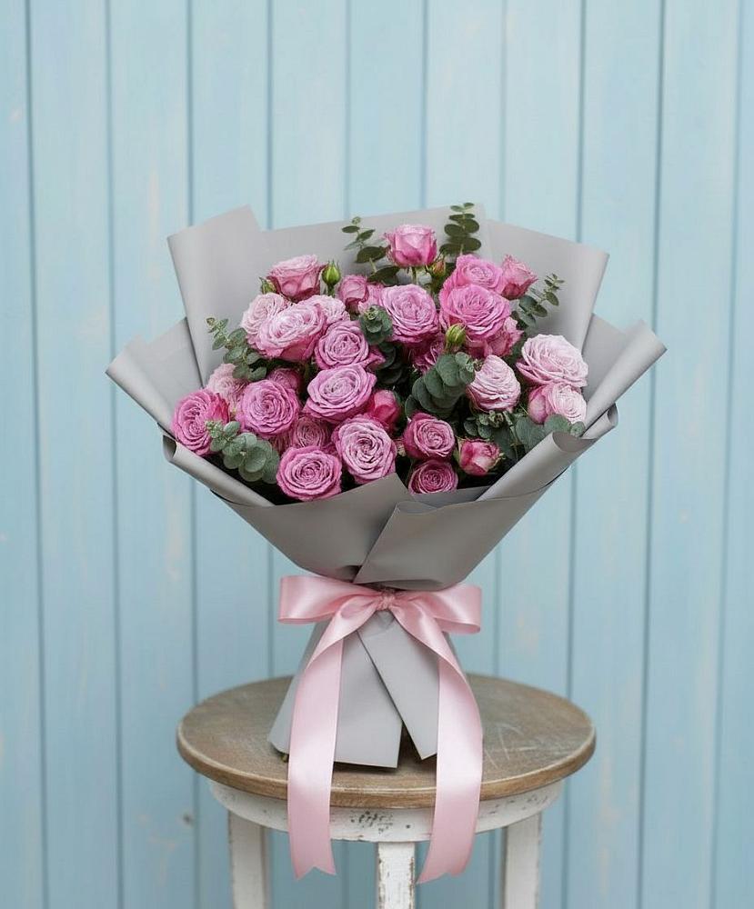 Букет цветов из: Розы в Силикатном