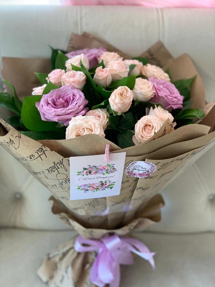 Букет цветов из: Розы в Силикатном