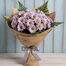 Букет цветов из:  Хризантемы в Силикатном