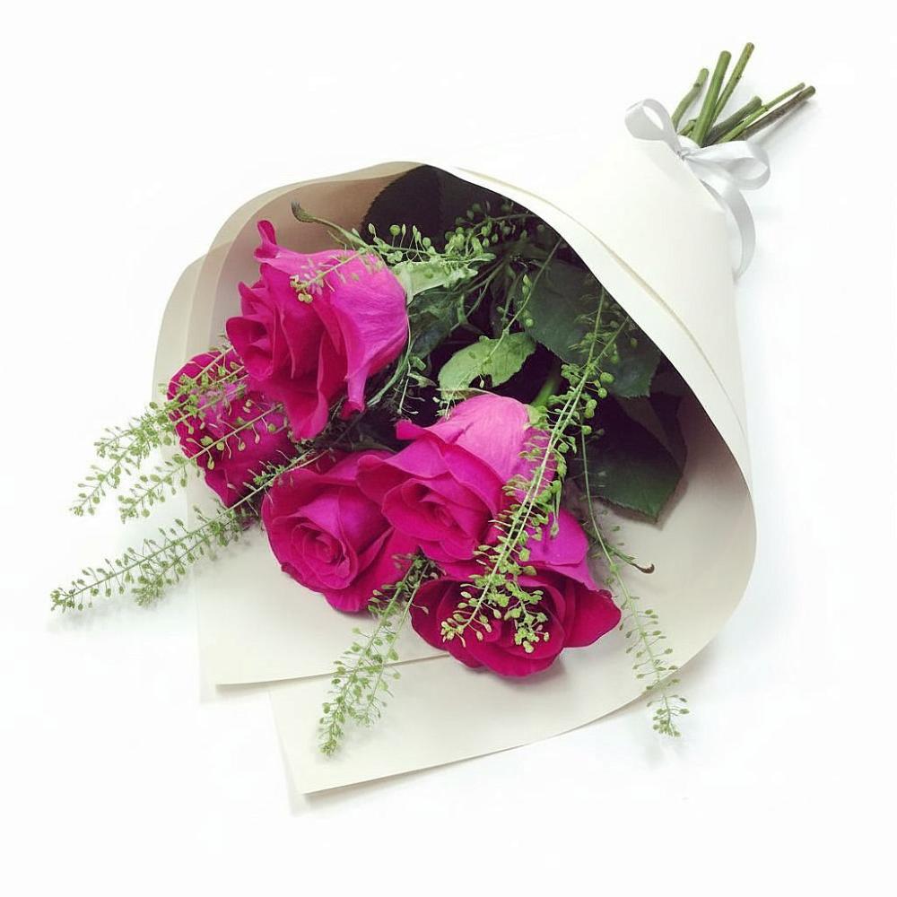 Букет цветов из: Розы в Силикатном