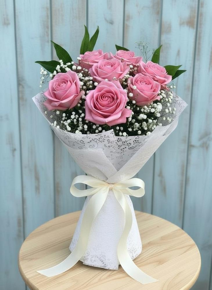 Букет цветов из: Розы в Силикатном