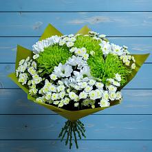 Букет цветов из:  Хризантемы в Силикатном