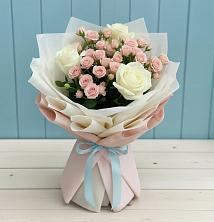 Букет цветов из:  Розы в Силикатном