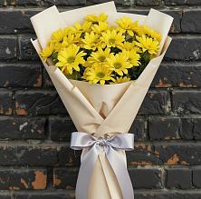 Букет цветов из:  Хризантемы в Силикатном