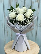 Букет цветов из:  Розы в Силикатном
