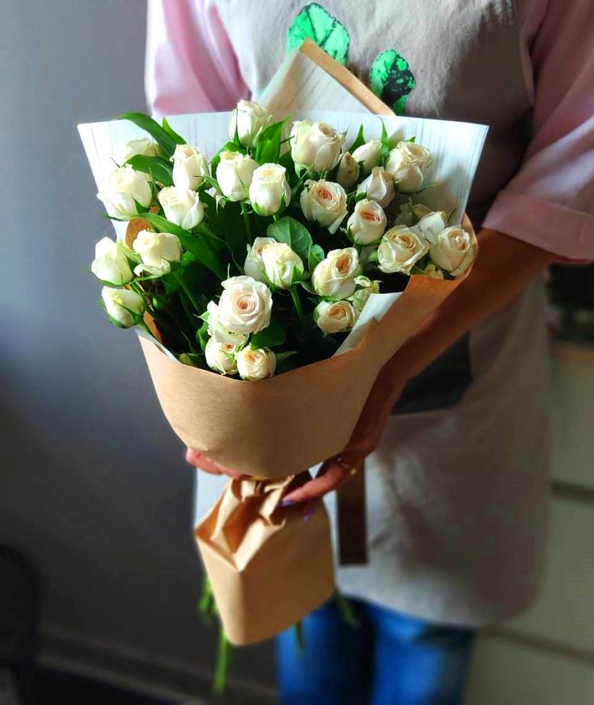 Букет цветов из: Розы в Силикатном