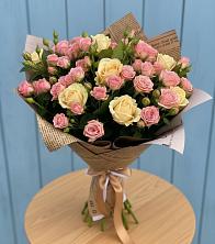 Букет цветов из:  Розы в Силикатном