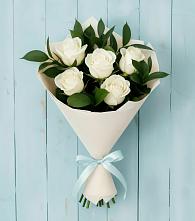 Букет цветов из:  Розы в Силикатном