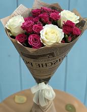 Букет цветов из:  Розы в Силикатном