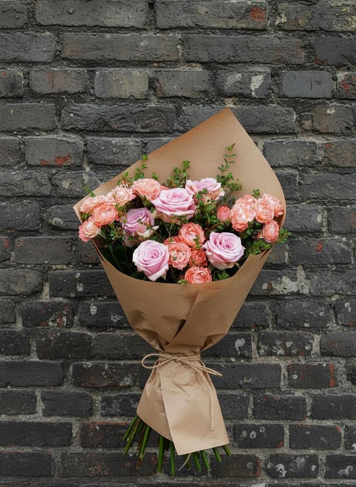 Букет цветов из: Розы в Силикатном