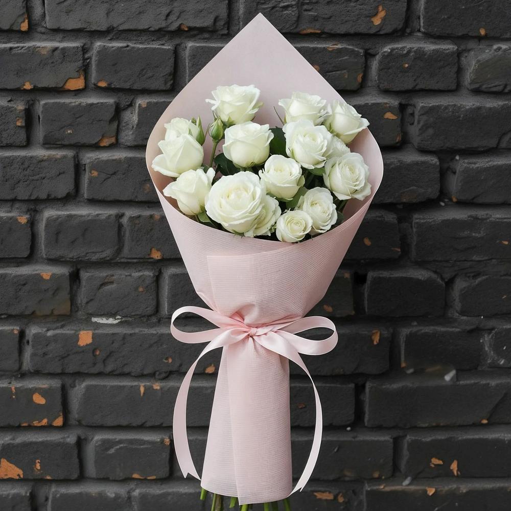 Букет цветов из: Розы в Силикатном