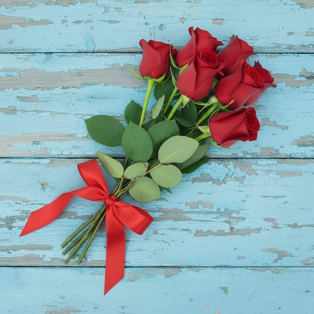 Букет Красные розы в Силикатном