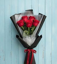 Букет цветов из:  Розы в Силикатном