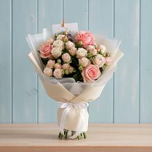 Букет цветов из:  Розы в Силикатном