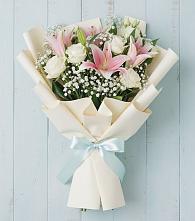 Букет цветов из:  Лилии в Силикатном
