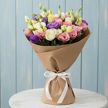 Букет цветов из:  Лизиантусы в Силикатном