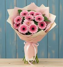 Букет цветов из:  Герберы в Силикатном