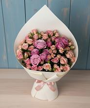 Букет цветов из:  Розы в Силикатном