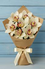 Букет цветов из:  Орхидеи и Розы в Силикатном